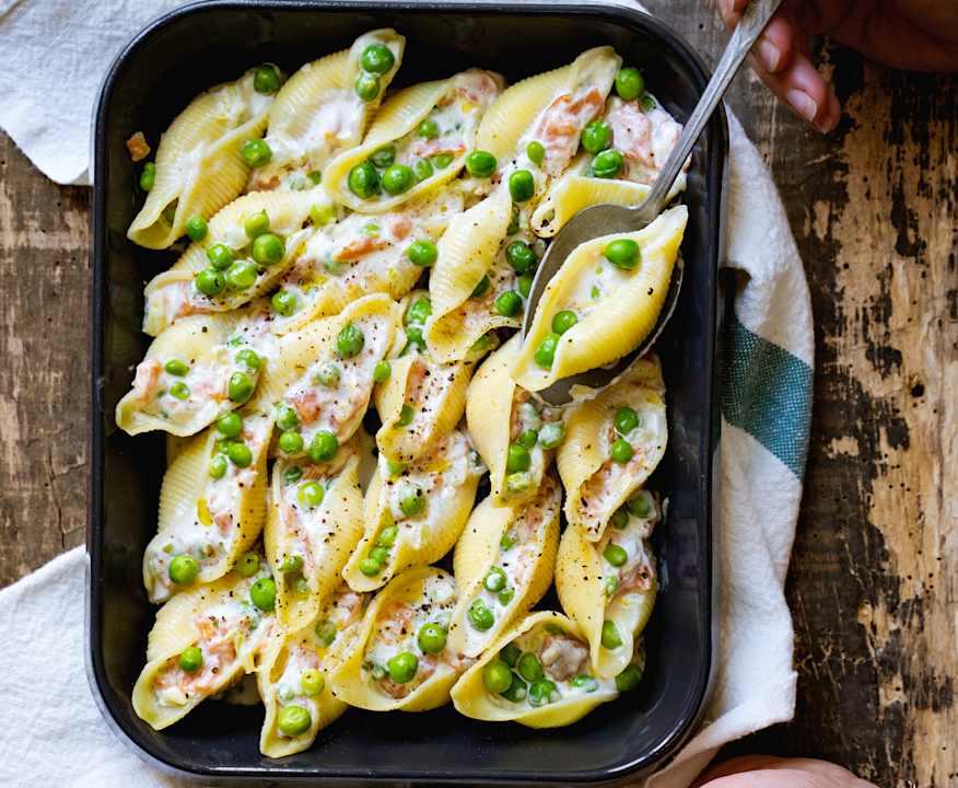 Creamy Conchiglie Salmon