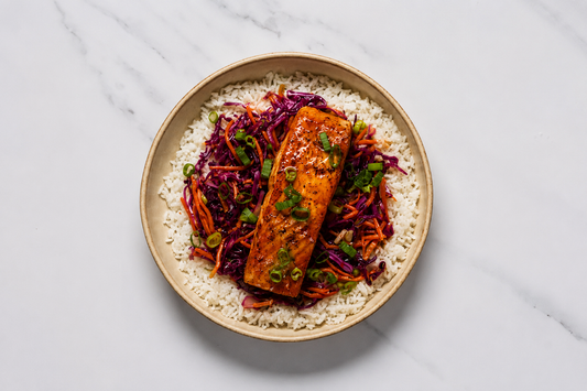 Passion Fruit Glazed Salmon