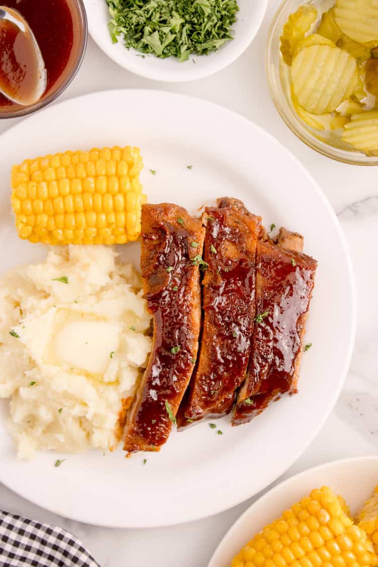 Smoked Pork Ribs – chef-prepared family meal from Maple Meal Prep, Charlotte NC