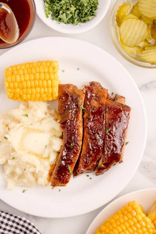 Smoked Pork Ribs – chef-prepared family meal from Maple Meal Prep, Charlotte NC