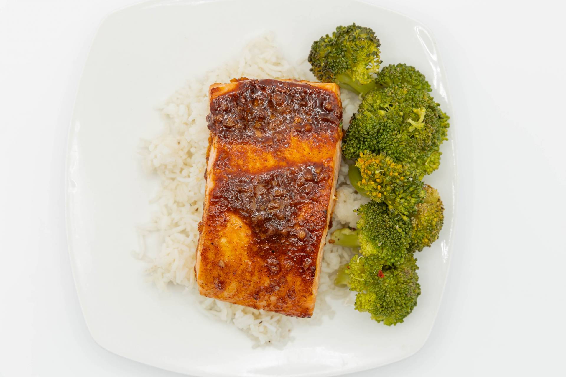 Maple Baked Salmon (Cauliflower Rice)